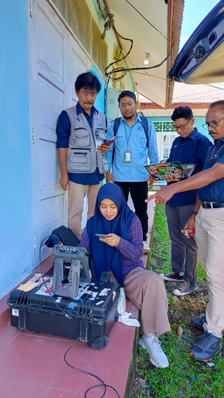 KUNJUNGAN MONITORING BALAI MONITORING SPEKTRUM RADIO JAYAPURA